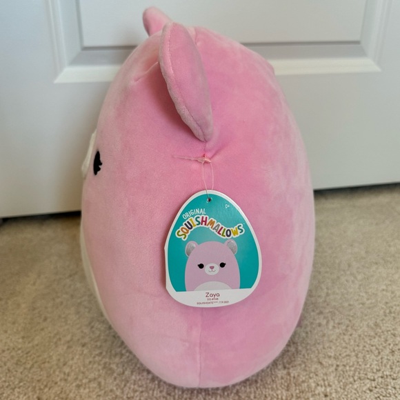 12” Zaya Pink Bear Squishmallows Squish Date 7/19/2021 - Picture 2 of 9